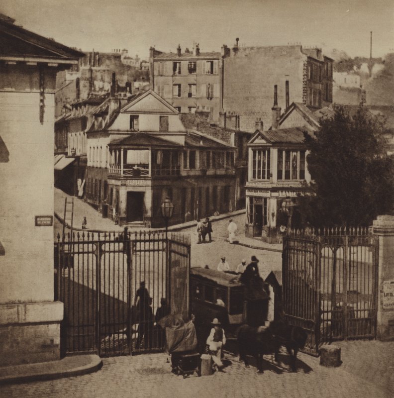 La barriere Blanche (s/h foto) af (after) French Photographer