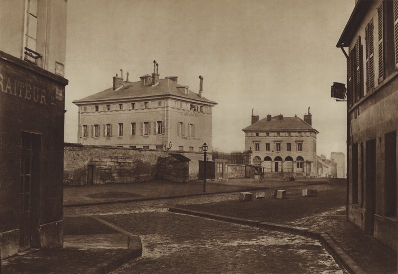 Italiens barriere i 1866 med Ledoux pavilloner (s/h foto) af (after) French Photographer