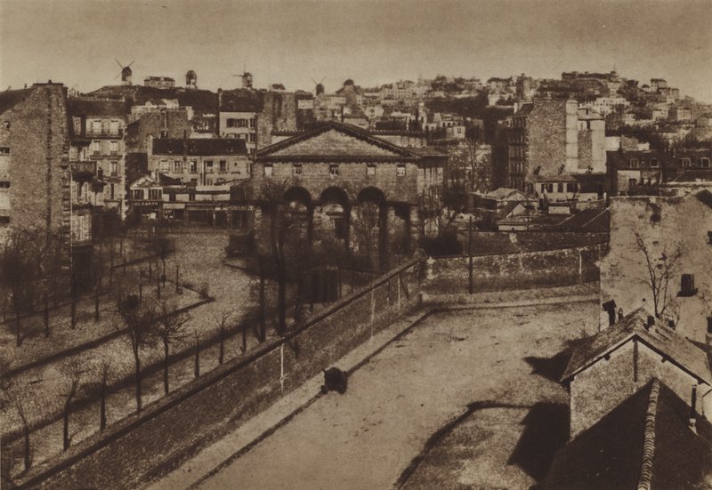 Clichy-barrieren (s/h-billede) af (after) French Photographer