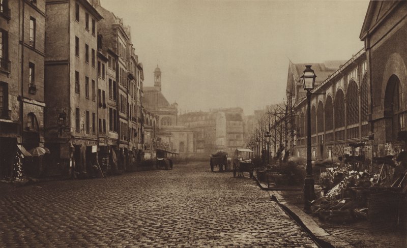 Rue de la Tonnellerie, i Les Halles (s/h foto) af (after) French Photographer