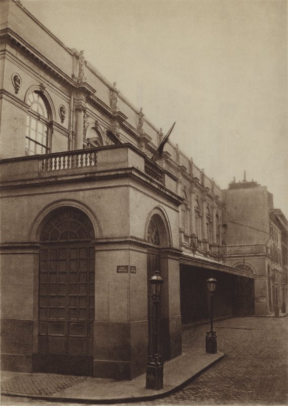 Den gamle Opera i rue Le Peletier (s/h foto) af (after) French Photographer