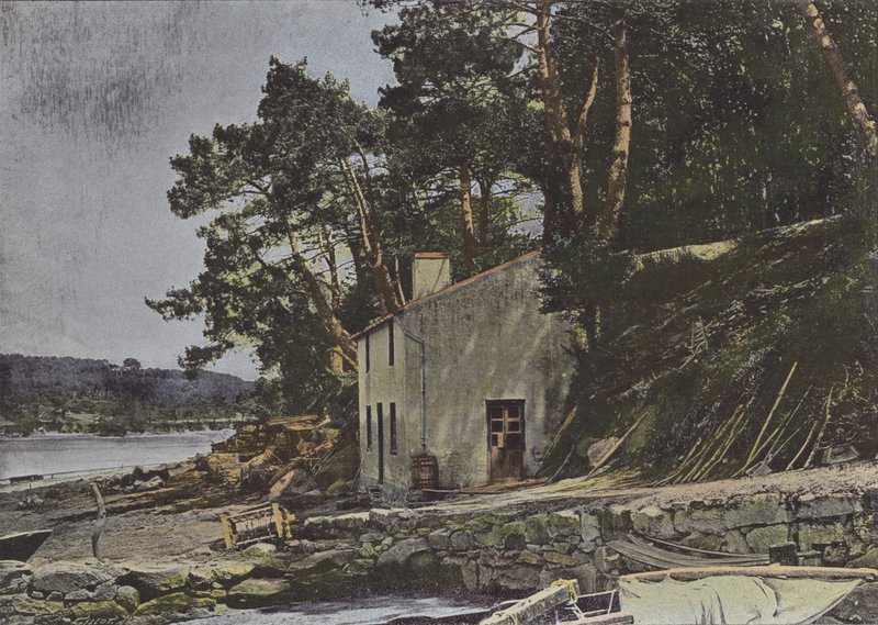 The Loch, ved Auray (farvet foto) af (after) French Photographer