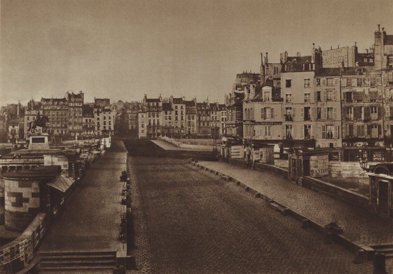Pont-Neuf i 1852 (s/h foto) af (after) French Photographer