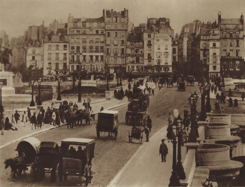 Pont-Neuf, ser mod nord (s/h foto) af (after) French Photographer