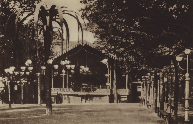 Bal Mabille-standen (s/h-billede) af (after) French Photographer