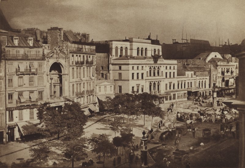 Teatrene i "Boulevard du Crime" (s/h foto) af (after) French Photographer