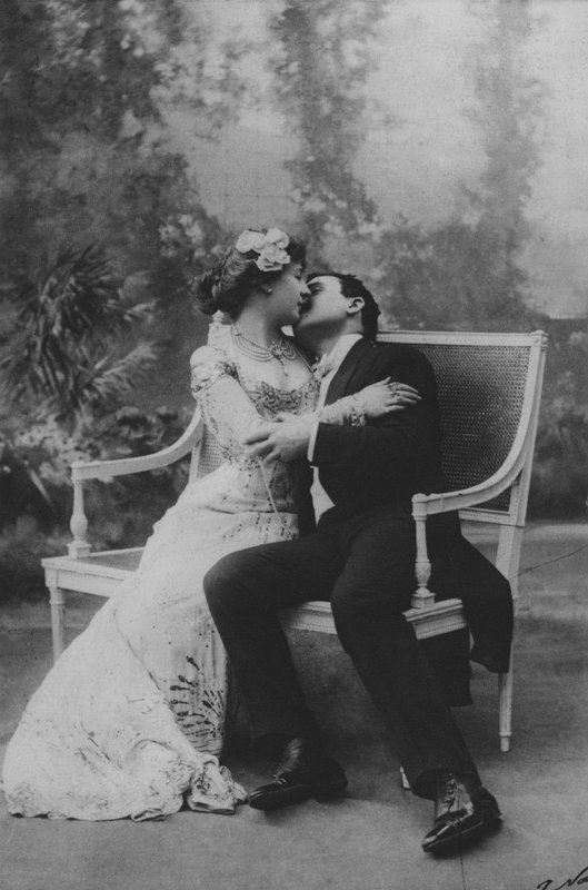 Louise Bignon og Severin (s/h foto) af (after) French Photographer