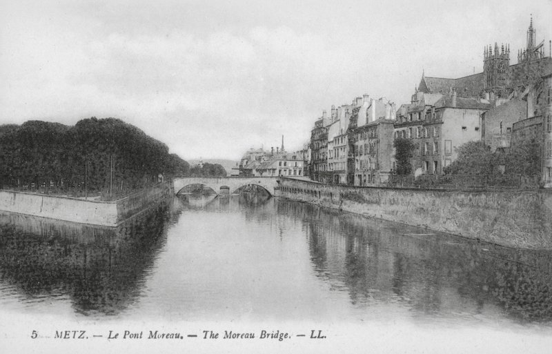 Metz: Pont Moreau (s/h-foto) af (after) French Photographer