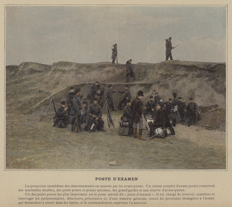 Undersøgelsesstation (farvet foto) af (after) French Photographer