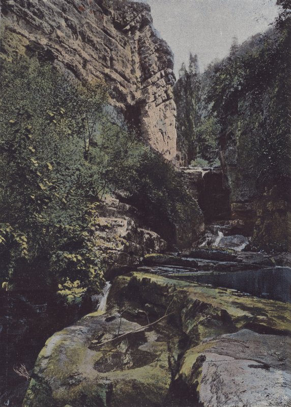 Roc-Amadour, Le Moulin du Saut (farvet foto) af (after) French Photographer