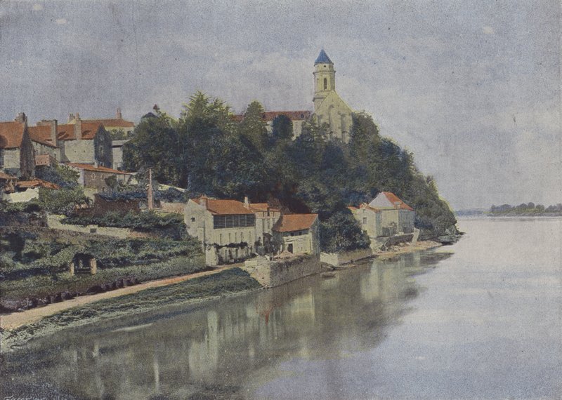 Saint-Florent-le-Vieil (farvet foto) af (after) French Photographer