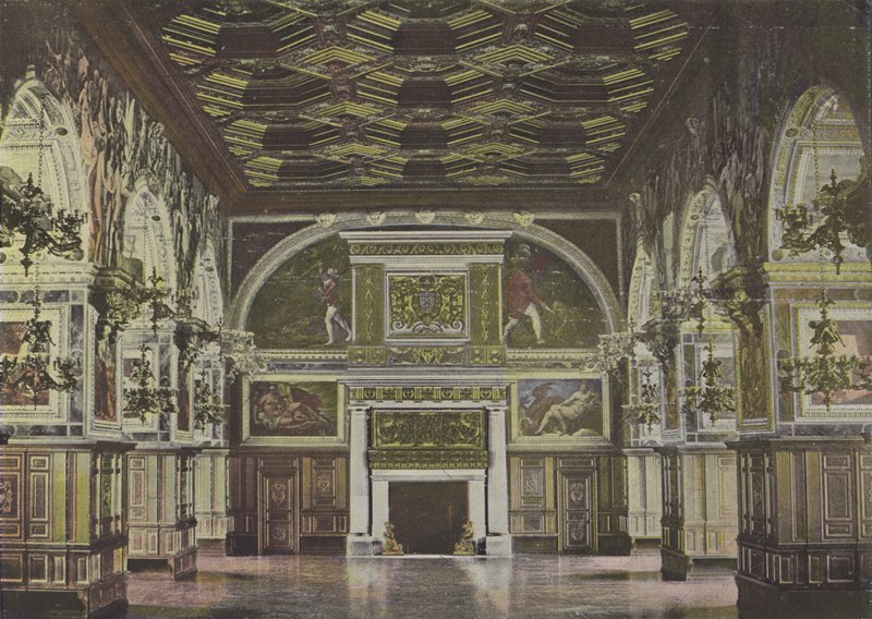 Salle Henri II (farvet foto) af (after) French Photographer