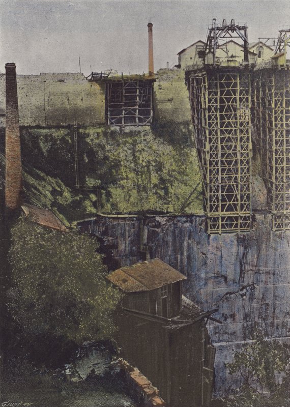Trelaze, Les Ardoisieres (farvet foto) af (after) French Photographer