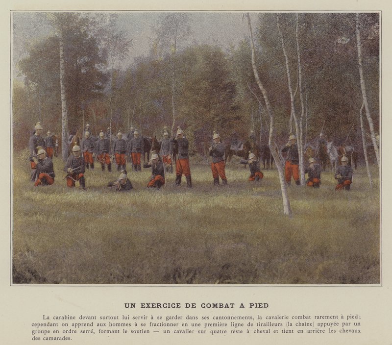Foot Combat Exercise (farvet foto) af (after) French Photographer