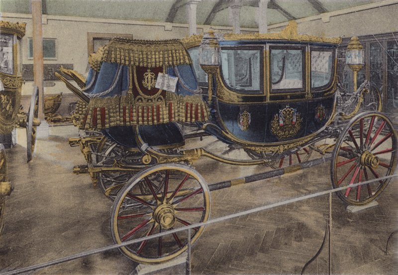 Voiture du Czar, Czar Carriage (farvet foto) af (after) French Photographer