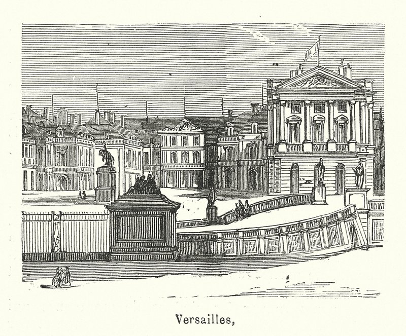 Versailles (kobberstik) af (after) French School