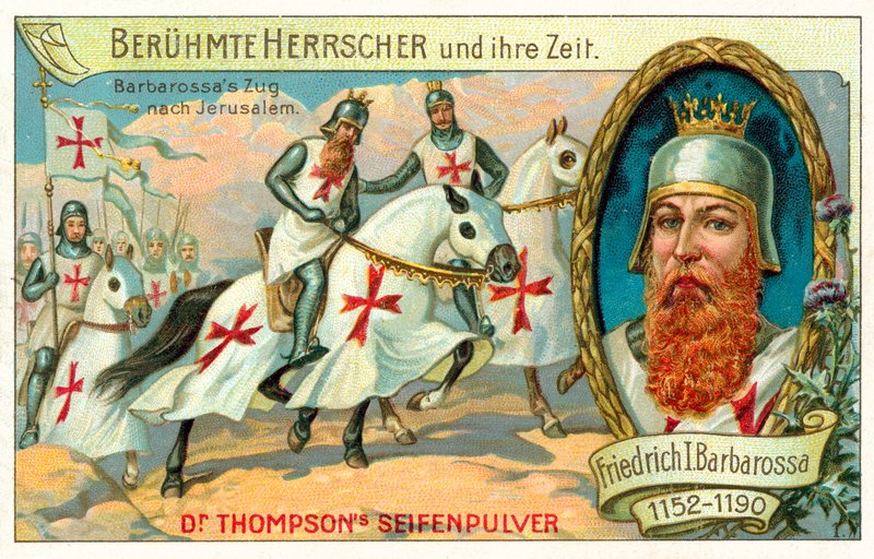 Frederick Barbarossas rejse til Jerusalem, 3. korstog af (after) German School