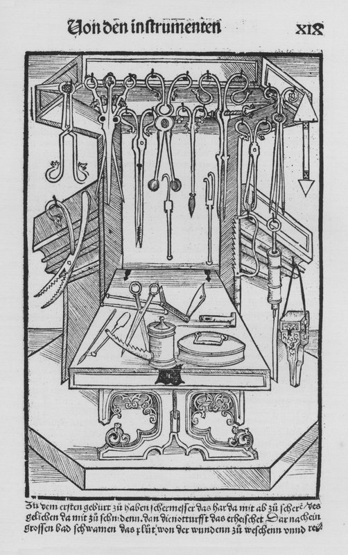 Bogen Cirurgia af Hieronymus Brunschwig (Litho) af (after) German School