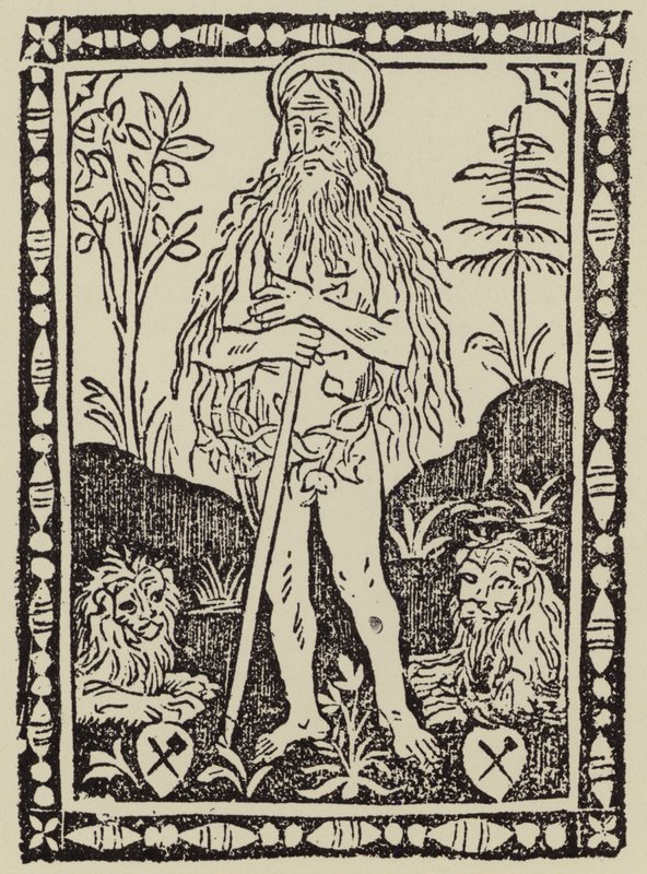 St Josaphat (træsnit) af (after) Italian School