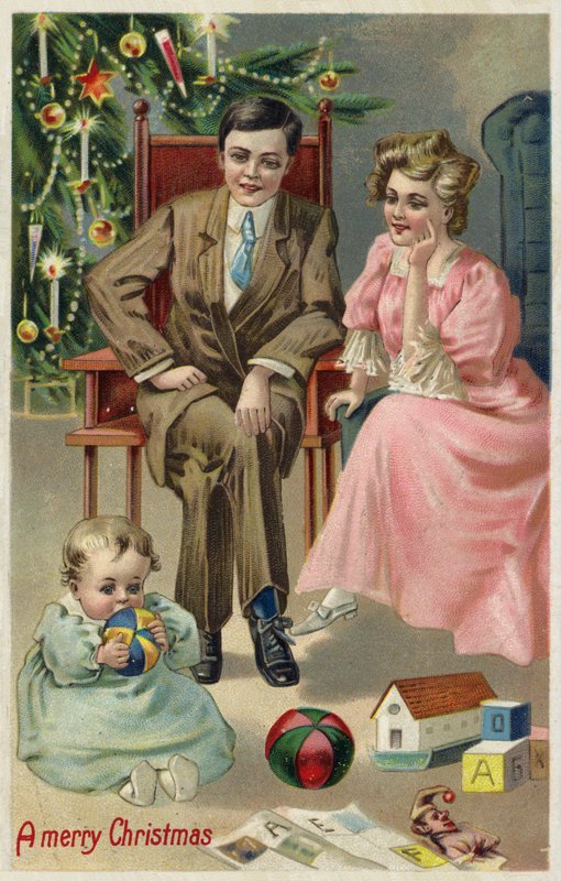 Par med baby til jul af American School