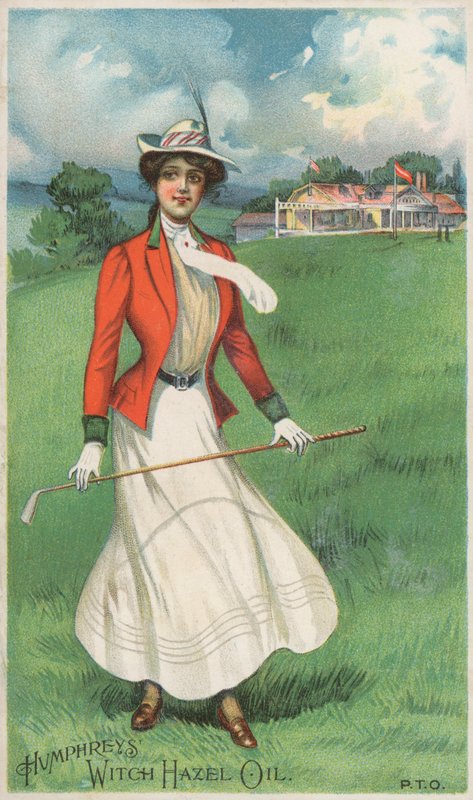 Pige spiller golf af American School