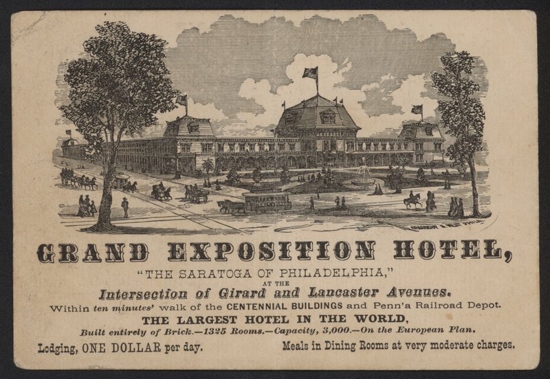 Grand Exposition Hotel, Philadelphia af American School