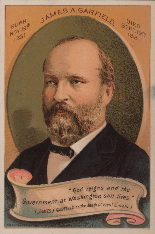 Præsident James A Garfield af American School
