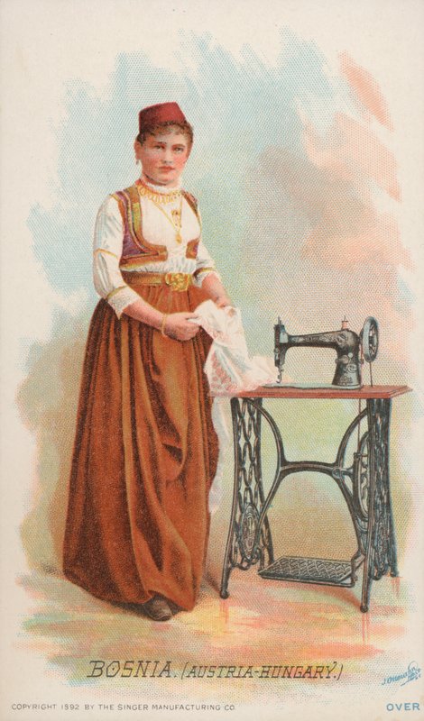 Symaskine, Bosnien, Østrig-Ungarn af American School