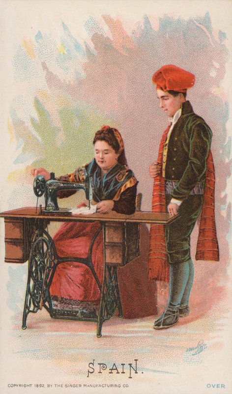 Symaskine, Spanien af American School