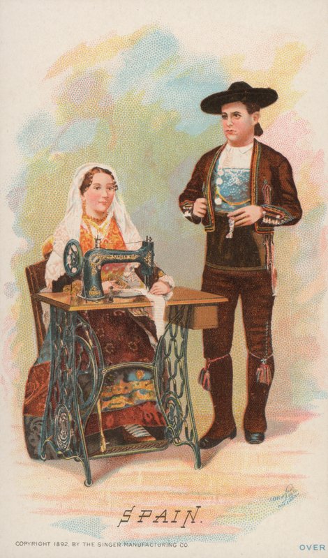 Symaskine, Spanien af American School