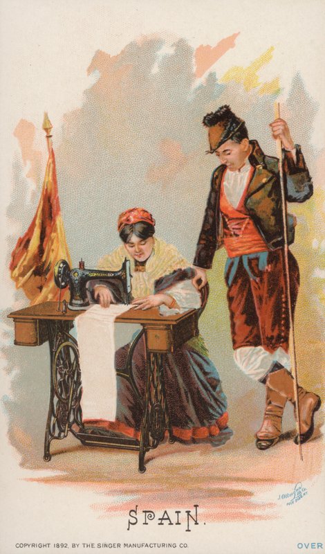 Symaskine, Spanien af American School