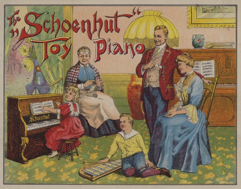 Schoenhut Toy Piano af American School