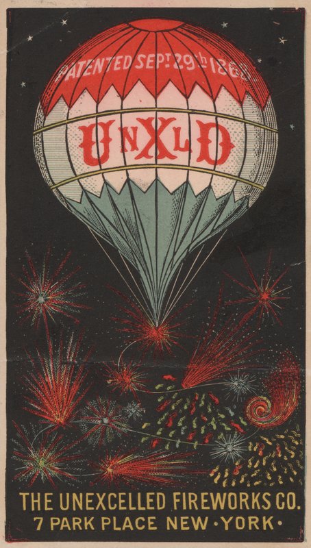 The Unexcelled Fireworks Company, 7 Park Place, New York, USA af American School