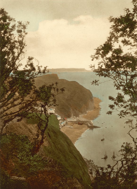 Clovelly fra Hobby Drive af English Photographer