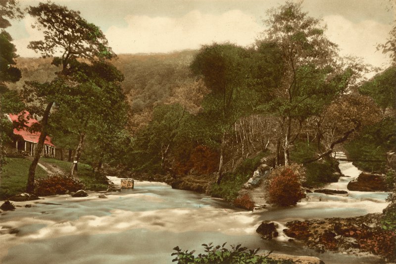 Lynmouth, Watersmeet af English Photographer