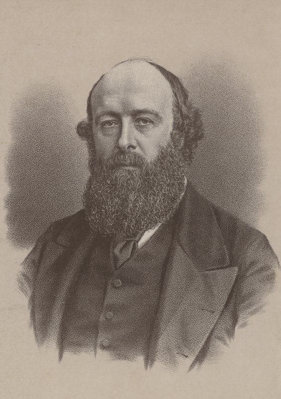 Robert Gascoyne-Cecil, 3. markis af Salisbury, britisk premierminister 1885-1886, 1886-1892 og 1895-1902 af English Photographer