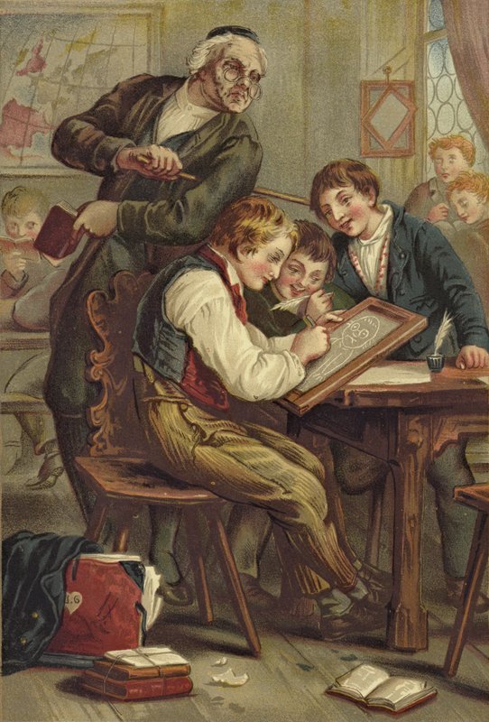 Taget på fersk gerning af English School