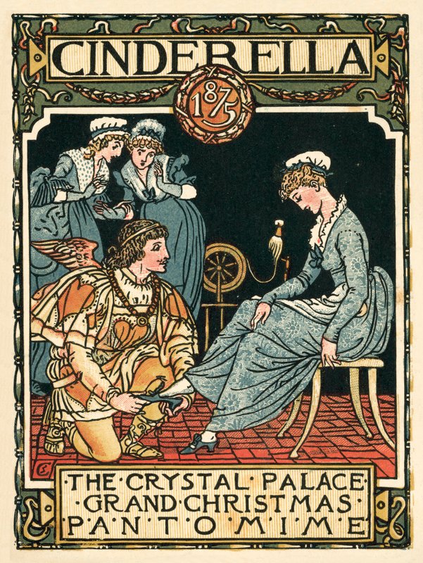 Askepot, Crystal Palace Grand Christmas Pantomime, 1875 af English School