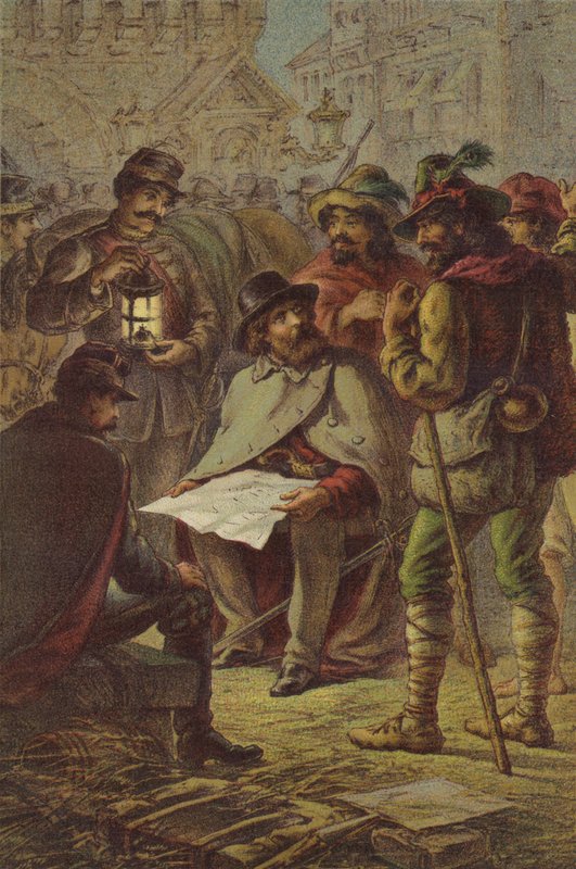 Garibaldi og bondeguiderne af English School