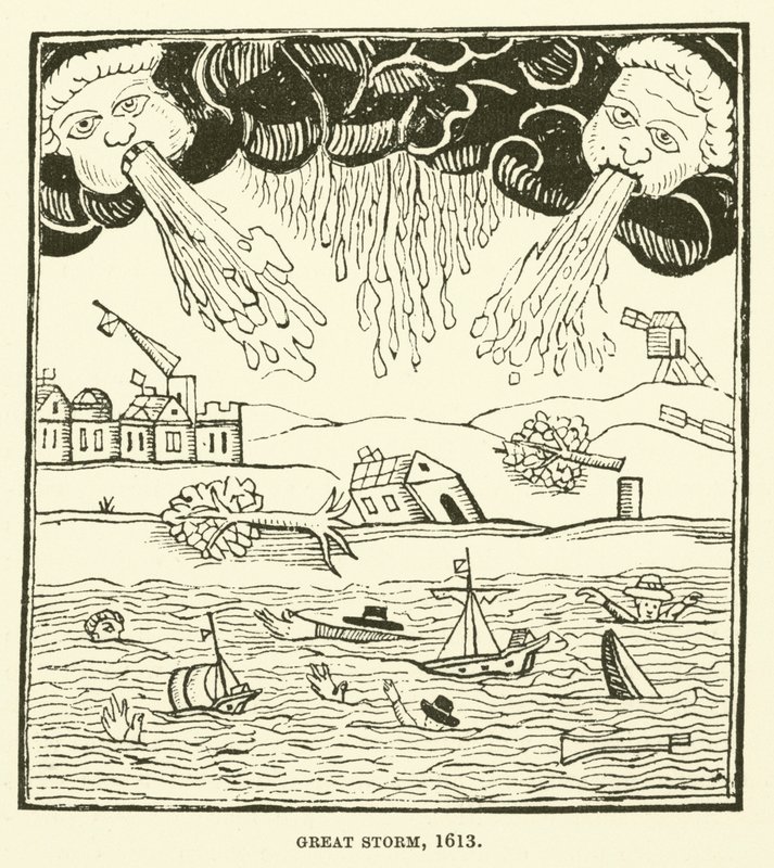 Stor storm, 1613 af English School