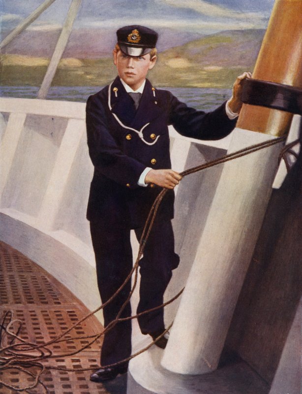 King George som admiral af English School