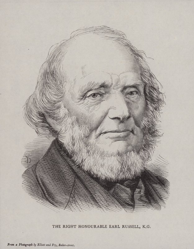 Lord John Russell, 1st Earl Russell, britisk liberal politiker og premierminister af English School