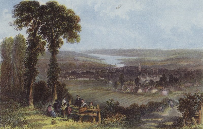 Newport og Medina-dalen af English School