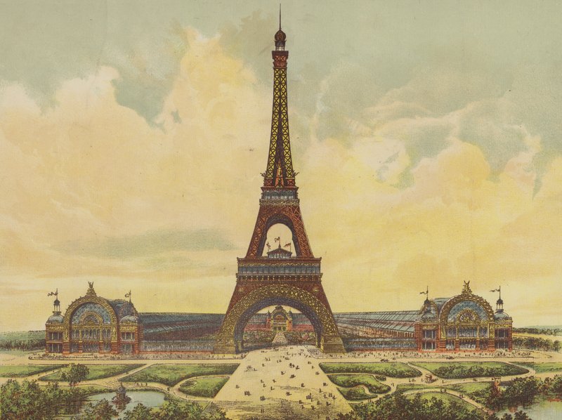 Verdensudstillingen i Paris og Eiffeltårnet af English School