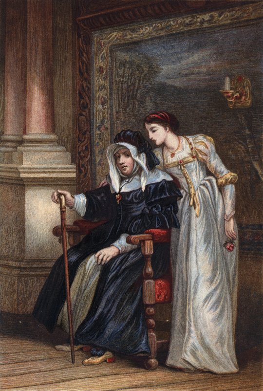 Shakespeare, Romeo og Julie, Anden Akt, Scene 5 af English School