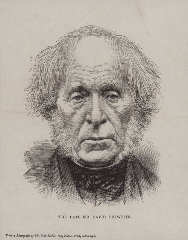 Sir David Brewster, skotsk fysiker, matematiker og astronom af English School