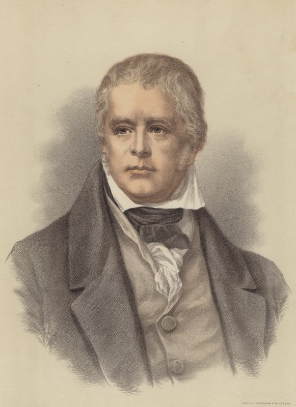 Sir Walter Scott, skotsk romanforfatter og digter af English School