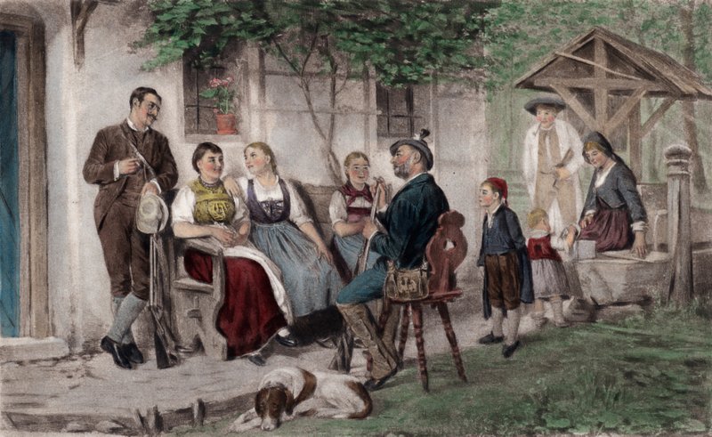 The City Sportsmen (fotogravure i farve) af English School