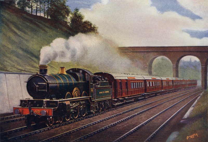 Cornish Riviera Express, fra London til Plymouth (225 34 miles) uden mellemlanding, Great Western Railway af English School