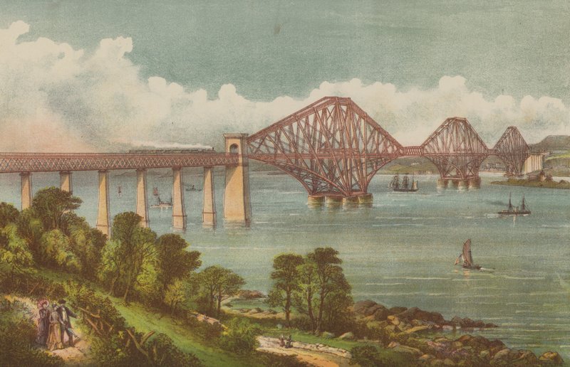 Forth Bridge af English School